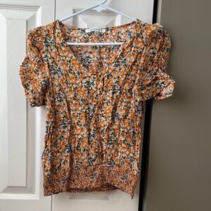 Rose & Olive floral blouse